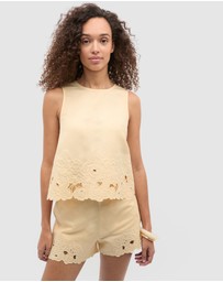 Seed Heritage - Cutwork Swing Tank