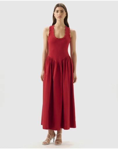 ROAME. - Lucy Rib Maxi Dress