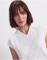 Sportscraft - Maxine Milano Argyle Knit Top