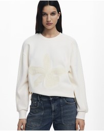 Desigual - Flower sweatshirt