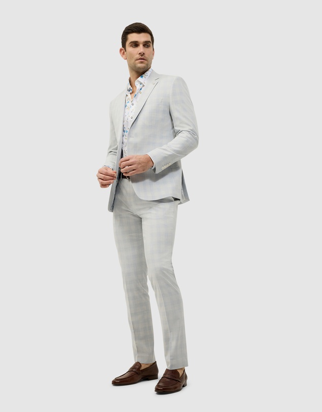 Politix - Prince Of Wales Check Tailored Jacket