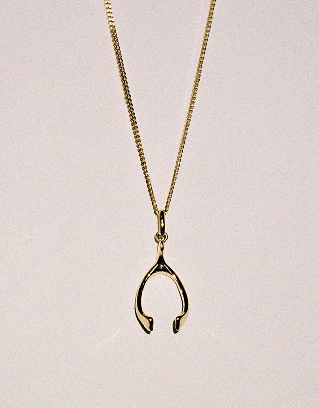 Meadowlark - Wishbone Charm Necklace