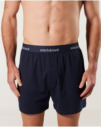 Mitch Dowd - Loose Fit Knit Boxer Shorts 3 Pack - Navy