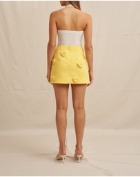 BY JOHNNY. - Amora Heart Mini Skirt