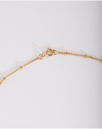 Lovisa - Gold Plated Sterling Silver Bead Chain Necklace