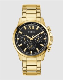 GUESS - GUESS Men's Gold Tone Multi-function Watch