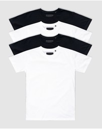 Xander - 4-Pack Blanc Tee - Youth