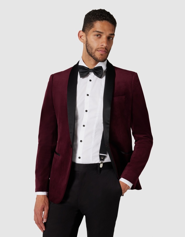 Politix - Slim Fit Shawl Collar Tuxedo Jacket