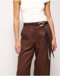 AERE - Nara Tailored Linen Pants