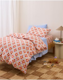 Sheet Society - Leo Washed Cotton Kids Quilt Cover
