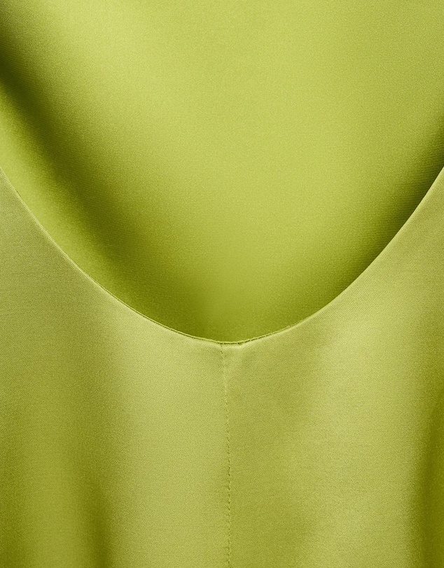 M.N.G - Open-Back Satin-Effect Dress