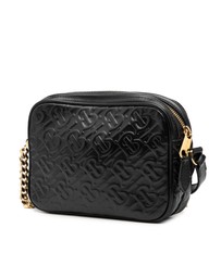 Pre-Loved by Azura Reborn - Pre-Loved Embossed Calfskin TB Monogram Camera Chain Crossbody