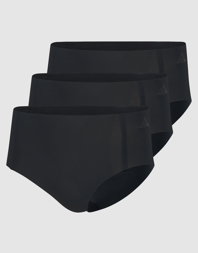 adidas Sportswear - 3 Pack Active Micro Flex Mid-Rise Brief Underwear
