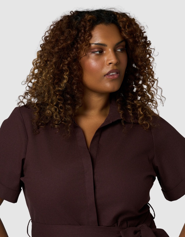 Something 4 Olivia - Orla Midi Linen Shirt Dress