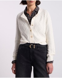 David Lawrence - Natalie Cable Knit Cardigan