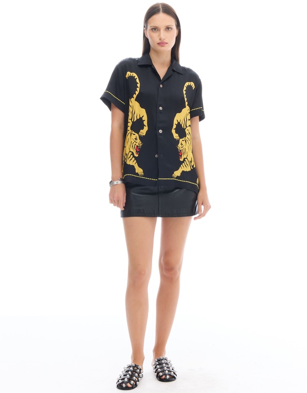 THE TALES - Crouching Tiger Silk Shirt