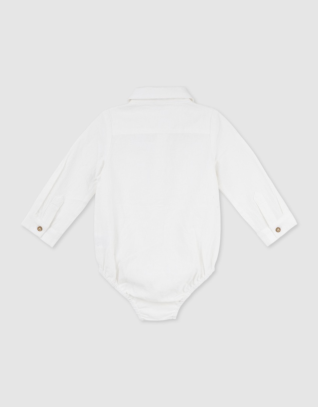 Designer Kidz - Archie L/S Button Romper