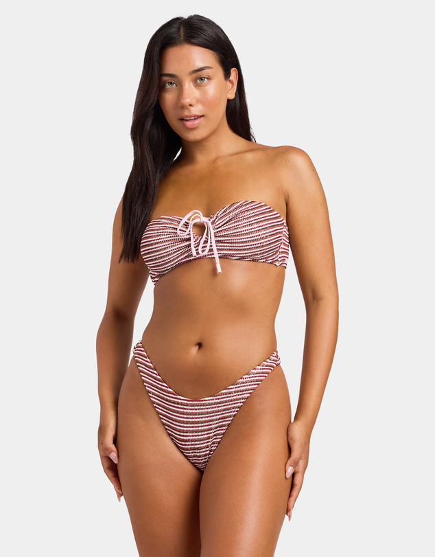 Roxy - Womens Daphne High Leg Cheeky Bikini Bottom
