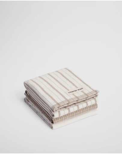 Country Road - Laine Australian Cotton Tea Towel Pack Of 3