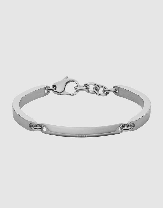 Diesel - Steel Silver-Tone Bracelet