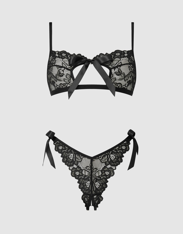 Ann Summers - One More Kiss Crotchless Set