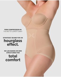 Leonisa - Sheer Highlight Extra-High Waist Butt-Lift Shaper Brief