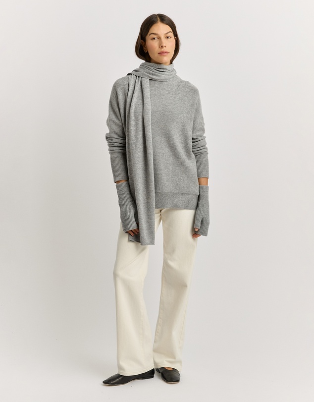 Toorallie - Fine Rib Open Mitten