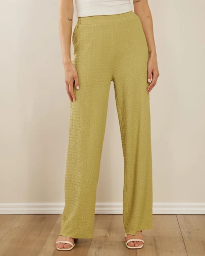 Atmos&Here - Lucia Textured Pants