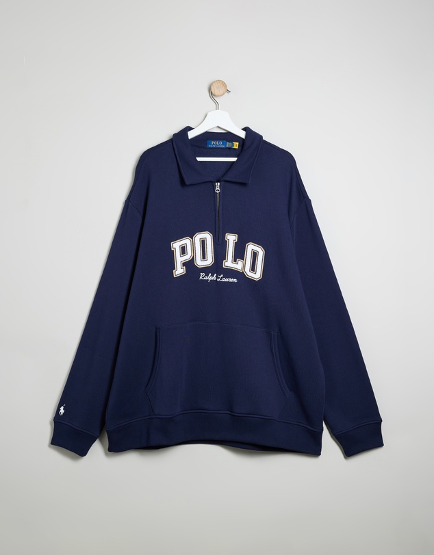Polo Ralph Lauren - Big & Tall Logo Fleece Quarter-Zip Sweatshirt