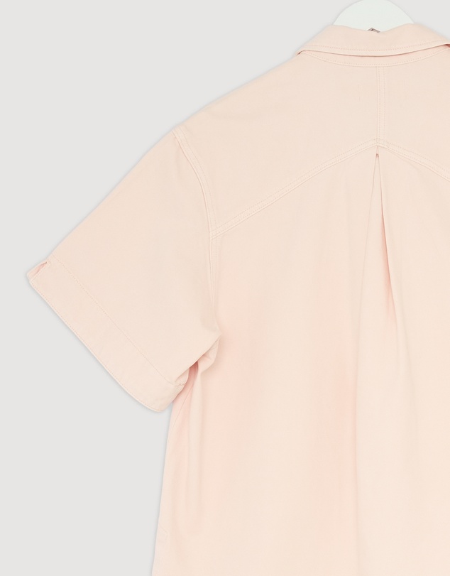 Revibe - Repaired KIVARI Marla Denim Shirt - AU 10