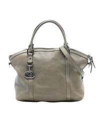 Pre-Loved by Azura Reborn - Pre-Loved Leather GG Charm Dome Satchel