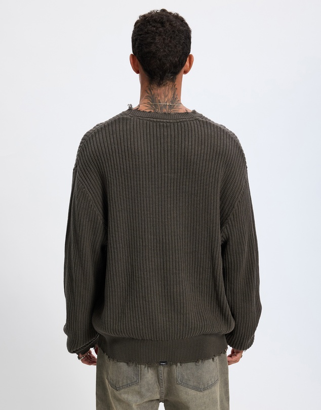 Thrills - Rose Brigade Box Fit Crew Cropped Knit