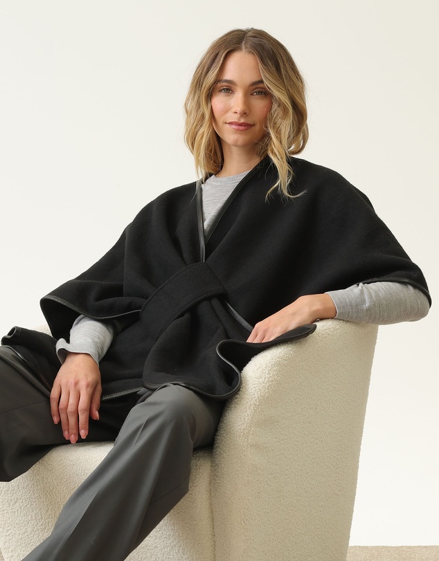 Morgan & Taylor - Jane Bias-Edged Poncho
