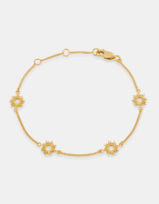 Rachel Jackson - Mini Eternal Sun Bracelet Gold