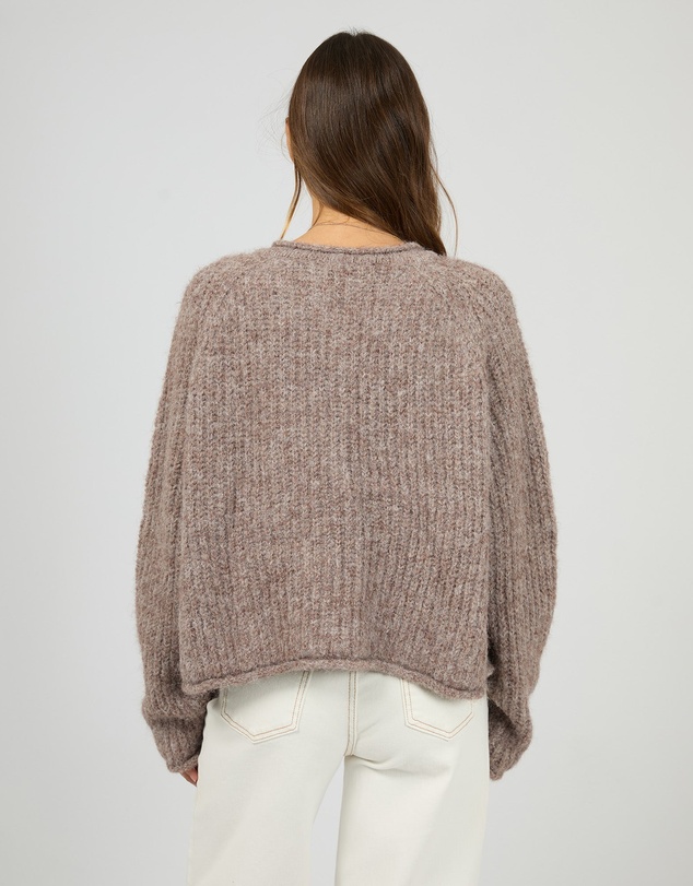 All About Eve - Devon Cardigan Coffee