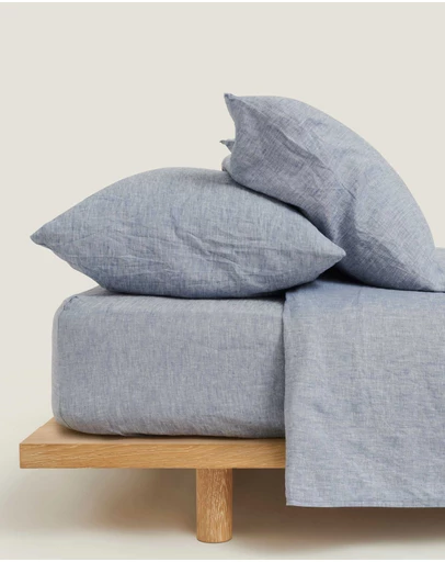 Carlotta + Gee - 100% Linen Fitted Sheet