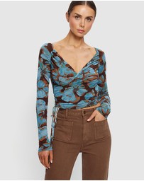 KIVARI - Nieve Mesh Top