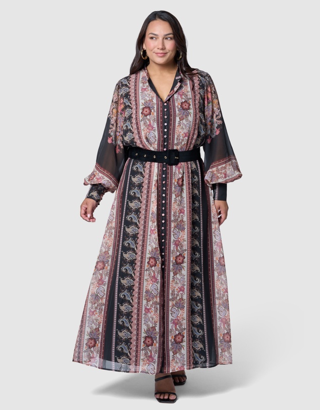 Something 4 Olivia - Evie Maxi Shirt Dress