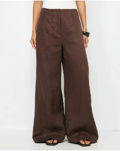 AERE - Leda Wide Leg Pants