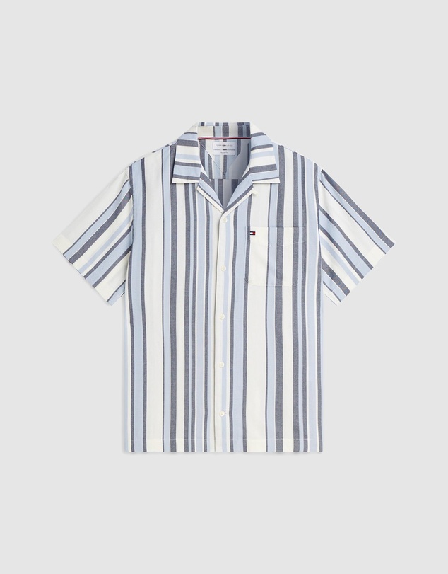 Tommy Hilfiger - Regular Fit Textured Stripe SS Shirt