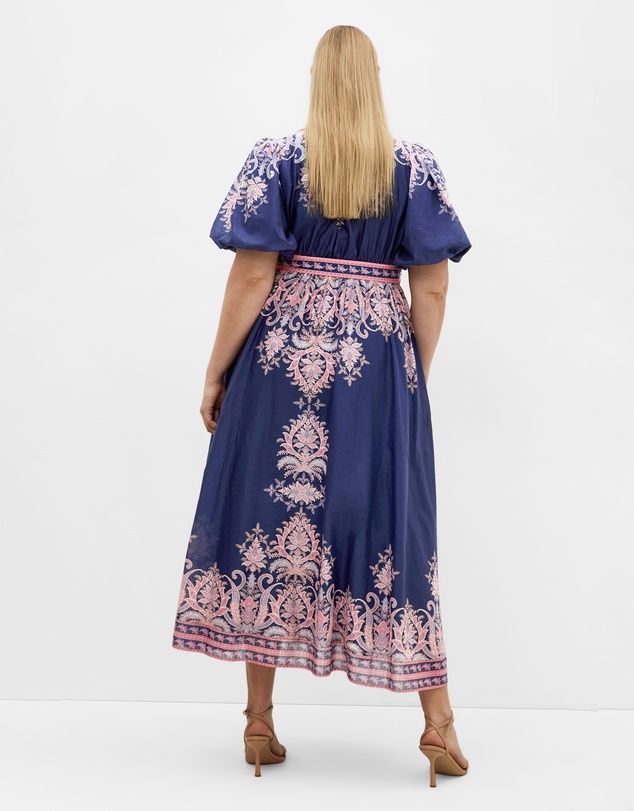 City Chic - Plus size Higher Love Maxi Dress - navy