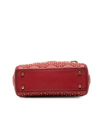Pre-Loved by Azura Reborn - Pre-Loved Mini Lambskin Cannage Studded Supple Lady Dior
