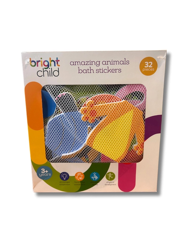 Bright Child - Amazing Animals Bath Stickers
