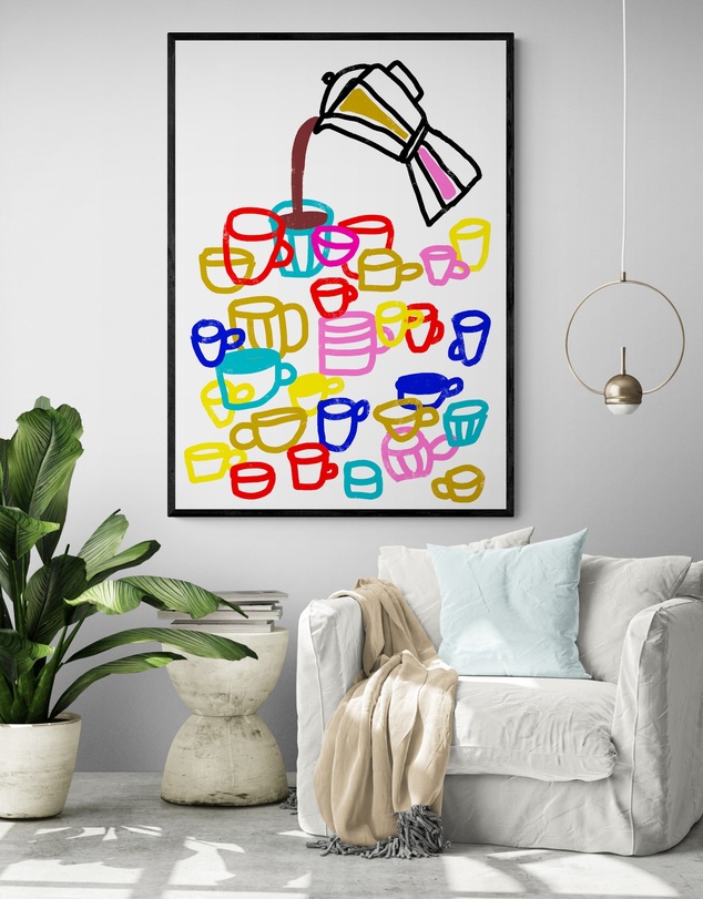 Inka Arthouse - Lot's Of Coffee by Paige Byrne