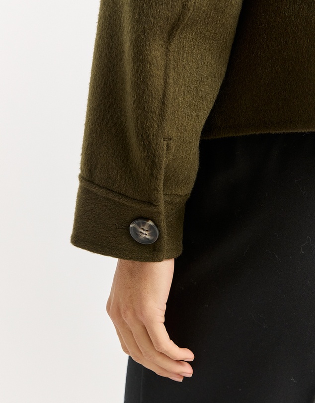Toorallie - Button Front Wool Jacket