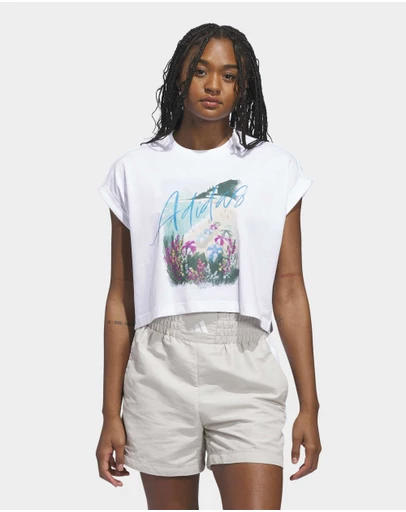 adidas Sportswear - SUMMER ROMANCE GRAPHIC T-SHIRT Womens