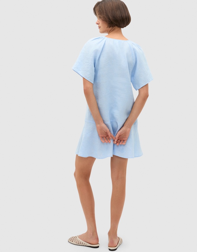 Seed Heritage - Core Linen Flutter Mini Dress