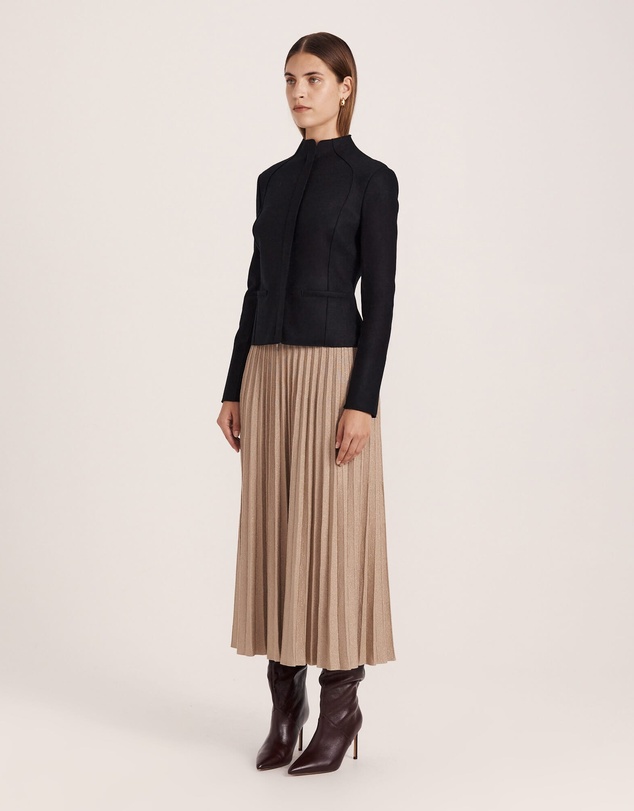 SABA - Karla Wool Fitted Biker Jacket
