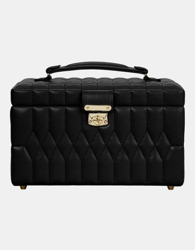 Wolf - WOLF Lauren Medium jewellery Box Black