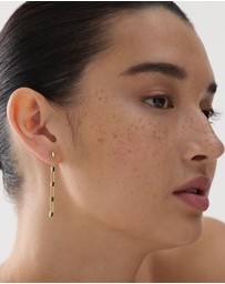Najo - Summer Veil Yellow Gold Stud Earring